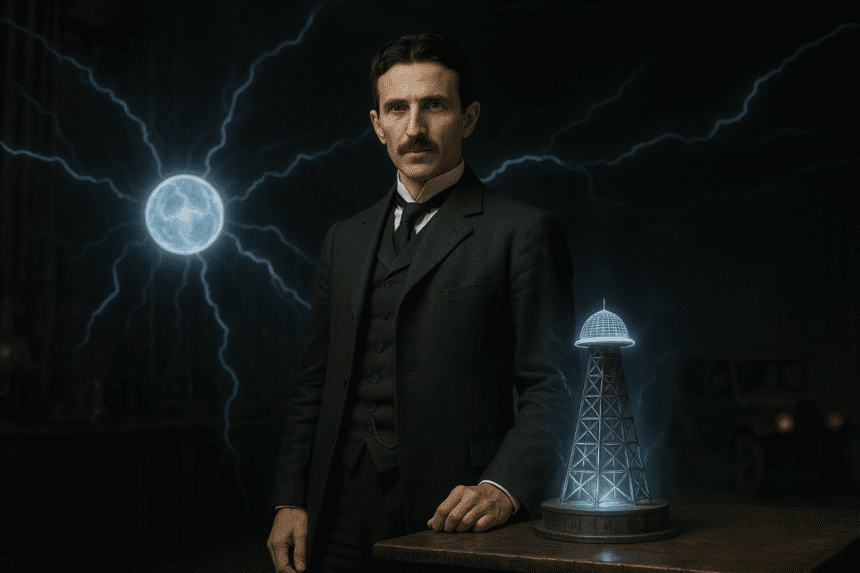 Nicola Tesla - Od bezdrátové energie po kameru na myšlenky – zjistěte, proč byl Tesla považován za génia i vizionáře.