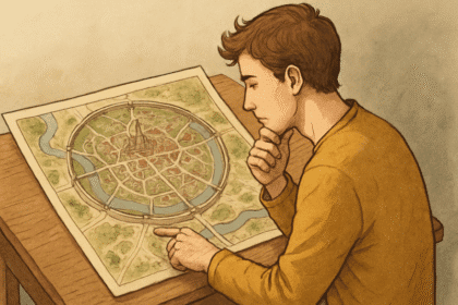 Moje mapa vnitřního města - Město mysli a duše