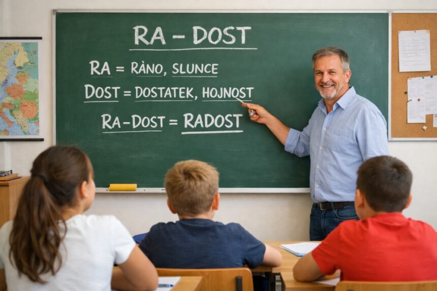 První díl seriálu o detektivním pátrání v hlubinách praslovanské Bukvice a zapomenutých významech slabik.